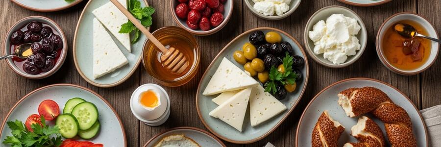 Zengin serpme kahvaltı sofrası
